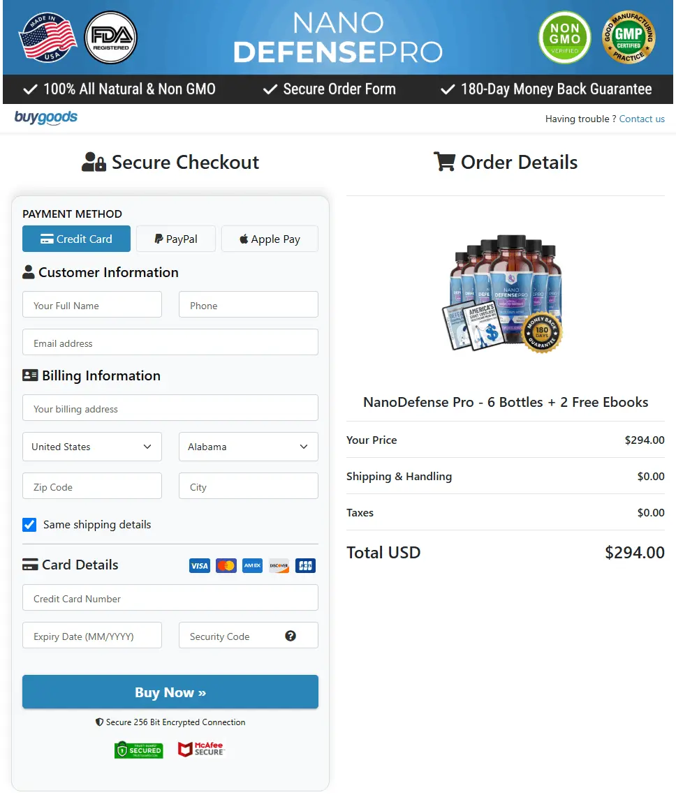 nanodefense pro buy online